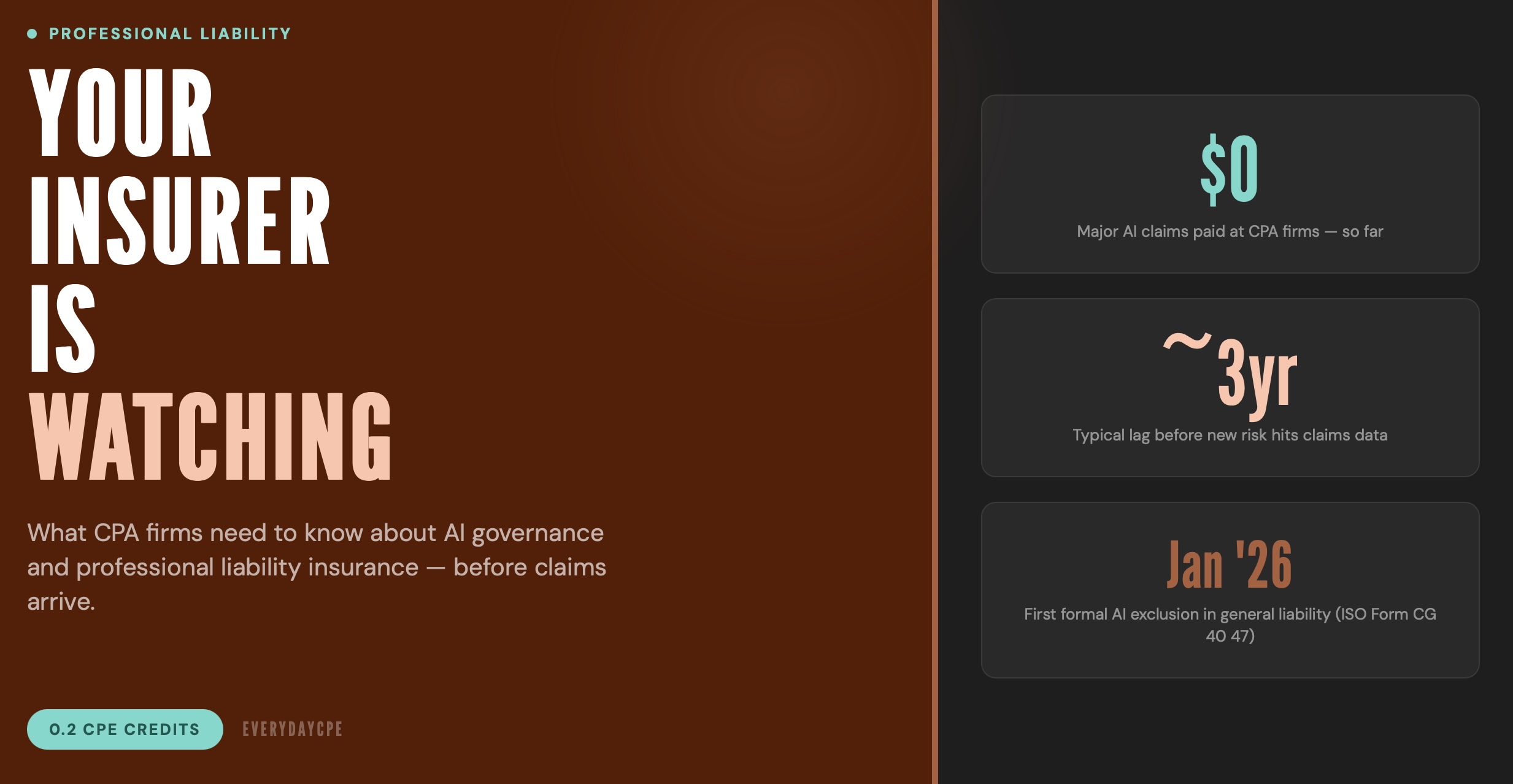 Your Insurer Is Watching Your AI — What CPAs Need to Know