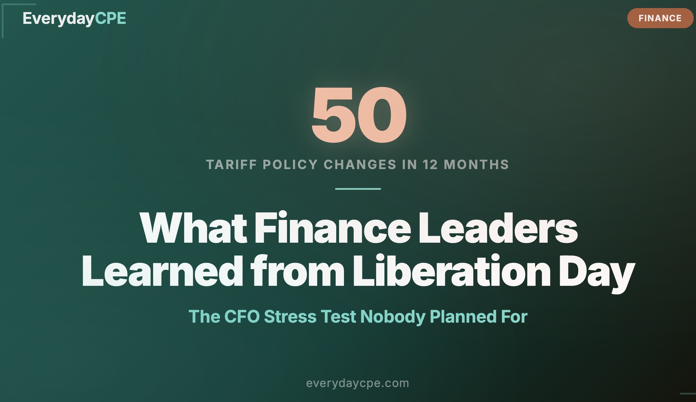 Liberation Day: One Year Later